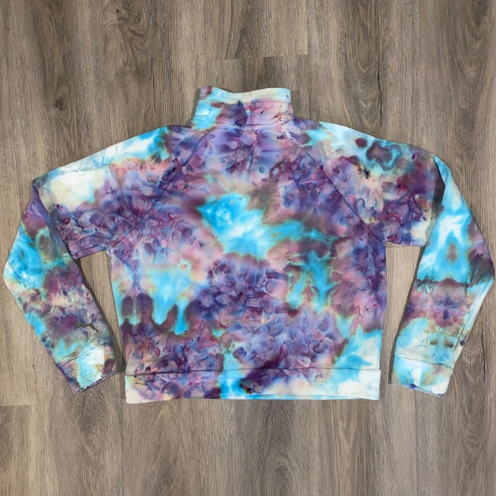 💫 Puma REMXD CUSTOM - Half Zip Sweatshirt - S 💫 - Picture 2 of 3